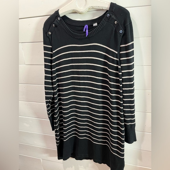 🖤 SERAPHINE – Size XXL – Maternity & Nursing Sweater Dress - Picture 4 of 9